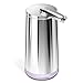 simplehuman Touch-Free Automatic Foam Cartridge Sensor Soap Pump With Lavender Foam Soap Cartridge, Polished Stainless Steel, Rechargeable