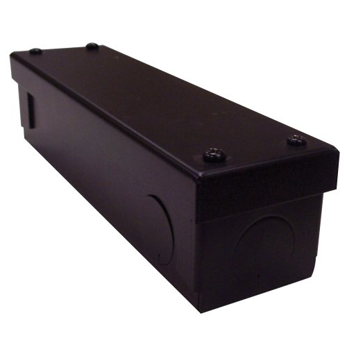 Nora Lighting NETB-1 Metal Enclosure Box for 60W or 75W Electronic Transformer, Black