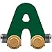 NameTrain Bright Finish Letter Cars - A (Colors may vary)