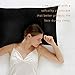 100% Pure Mulberry Silk Pillowcase for Hair and Skin,Both Sides 22 Momme Silk,Both Sides Silk Pillow Case with Hidden Zippe,Hypoallergenic Soft Breathable,1pc