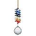 Newmerry 12 Inch Chandelier Crystal Ball Prisms Rainbow Octagon Beads Chakra Suncatcher for Gift,Car,Window
