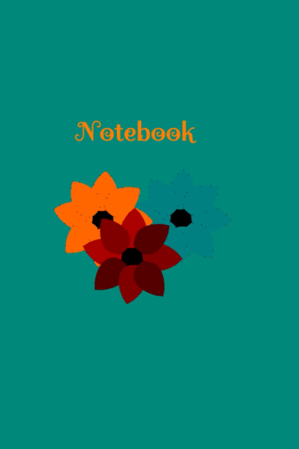 Notebook: Composition Notebook. 100 Wide Ruled Pages with Side Margin. White Interior with Black Lines. 6x9 Inches. Colourful Soft Glossy Cover.