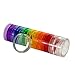 GMS Extra Small Rainbow 7 Day Stackable Pill Case Tower for Vitamins, Supplements, Medication, Prenatal and Postpartum Care
