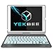 iPad Keyboard Case for iPad 2018 (6th Gen) - iPad 2017 (5th Gen) - iPad Pro 9.7 - iPad Air 2 & 1 - Thin & Light - 360 Rotatable - Wireless/BT - Backlit 10 Color - iPad Case with Keyboard (Space Gray)
