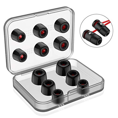 12 Pieces Replacement Ear Tips for Powerbeats 2 Link Dream Premium Memory Foam Earbuds Tips Updated Dustproof Durable Noise Reducing Eartips for Most 5-6.3mm in-Ear Earphones - Thumbnail 7