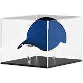Chordobe Acrylic Hat Display Case - Baseball Cap Display Stand - UV Protection Football Soccer Hat Cabinet Storage Cover
