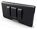 Premium Plus Size Leather Pouch for Samsung Galaxy S3/Samsung Galaxy S4. Fit to the phone with the OutterBox Case on