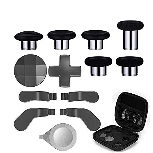 Photo 1 of 14IN1 Metal Alloy Thumbsticks Trigger D-Pads Button Set for XBOX One Elite Series 2 ( model 1797 ) Controller - Black