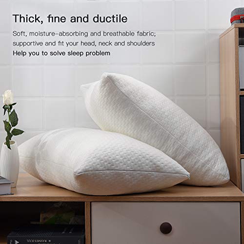 Fond Dream Adjustable Shredded Memory Foam Pillows Hypoallergenic for