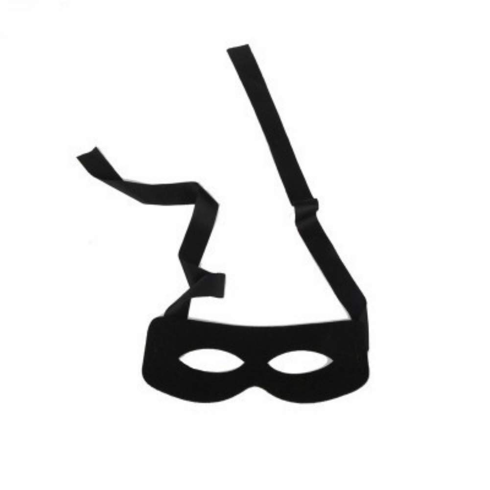 Halloween Mask Zorro Blindfold COS Role Playing Zorro Half Face Mask Show Ball Movie Props