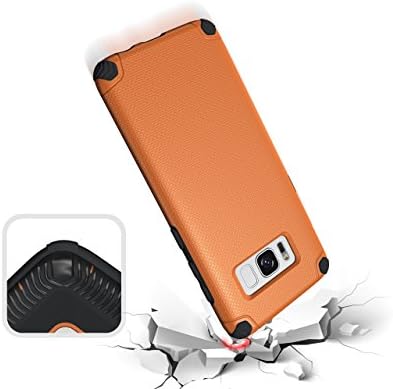 Samsung Galaxy S8 Armor Case Shockproof Cover - Using Soft TPU With Shock Absorbing Air Cushions, Anti Scratch Bumper and Non Slip Cover, It Protects Your Phone From Any Damage or Drops