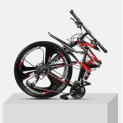 Gmlmes Folding Mountain Bike, 26'' Wheels 21 Speed