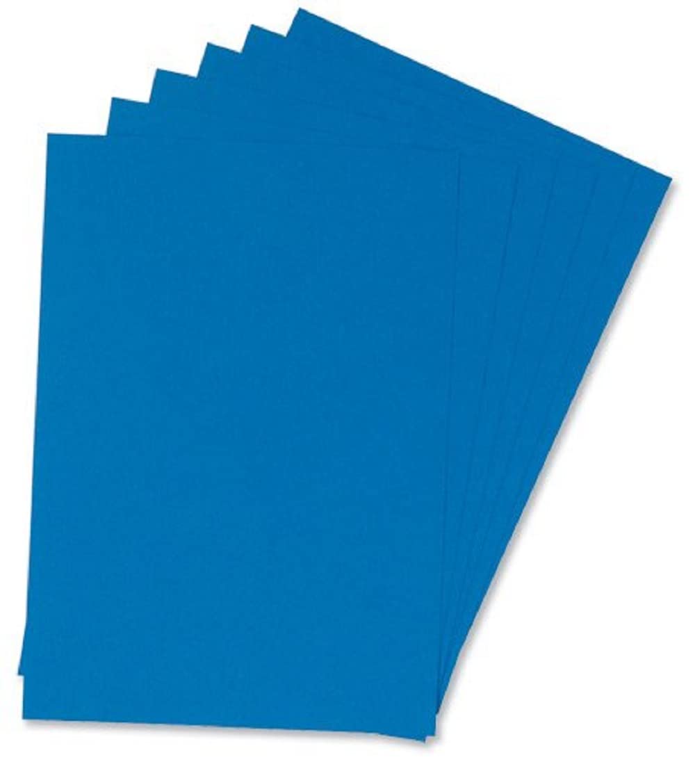 5 Star Office Binding Covers Leathergrain A4 Blue (Pack 50x2)
