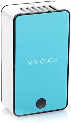 Usb Mini Handheld Air Conditioning Nail Dryer, Charging Portable Non-Leaf Fan Humidifier Cooling Refrigeration Icy (Blue)