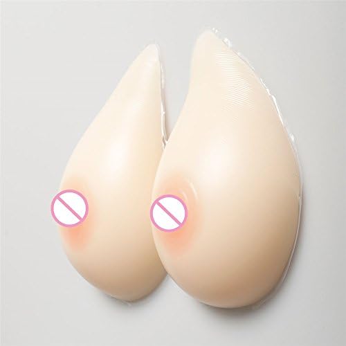 Zhonghaisun Artificial Woman Body Breast 500g/Pair Crossdresser shemale Boobs Fake Boobs For Men Transgender Silicone Breasts Forms