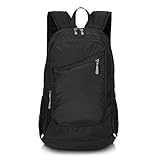 ibagbar Lightweight Backpack Hiking Bag Travel Bag Daypack Black