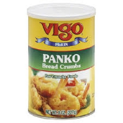 Vigo Breadcrumb Panko Plain, 8 oz (Packaging May Vary)