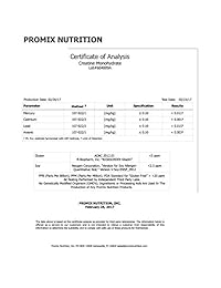 ProMix # 1 Más Vendido MICRONIZED CREATINE Monohydrate, unflavored