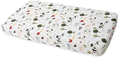 red rover cotton muslin crib sheets