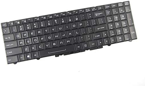 KinFor Product for Clevo Clevo P750DM P750DM-G P770DM P770DM-G Keyboard Backlit + Clear Protector Cover