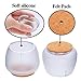 LimBridge Chair Leg Wood Floor Protectors, Chair Feet Glides Furniture Carpet Saver, Silicone Caps with Felt Pads #2, Round Diameter 1-7/16