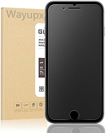 Wayupx iPhone 8 Plus/ 7 Plus/ 6S Plus/ 6 Plus Screen Protector, Anti-Fingerprint, 9H Hardness, HD Clear Tempered Glass Film Smooth as Silk--Lifetime Replacements Warranty