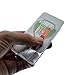 Frosted Vertical Rigid Badge Holder I.D. Card Dispenser with Easy Access Red Extractor Slide by Specialist ID, Sold Individually