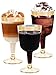 50 Gold Rimmed Disposable Wine Cups | 6 oz. Clear Hard Plastic Fancy Small Dessert Cups for Parties & Weddings (50-Pack)