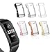 YiJYi Compatible with Fitbit Charge 4/ Charge 3 Screen Protector, Soft Slim Full-Around Protective Case Cover Shield Bumper for Fitbit Charge 4 and Charge 3 /SE(6 Pack New)