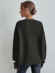SOLY HUX Women's Star Print Long Sleeve Crewneck