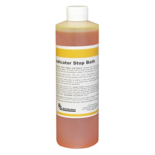LegacyPro Indicator Stop Bath - 16 Oz. Camera Equipment Indicator Stop Bath - 16 Oz, Black (10145)