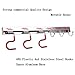 Sumnacon Adjustable Mop Broom Holder Organizer,3 Holder and 3 Hooks Wall Mounted Cleaning Tools Organizer,Space Saver Rags Dusters Rakes Utility Hooks Holder for Kitchen Garage Office