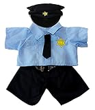 Policeman Uniform Outfit Teddy Bear Clothes Fits Most 14