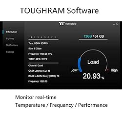 Thermaltake TOUGHRAM Black DDR4 4000MHz C19 16GB