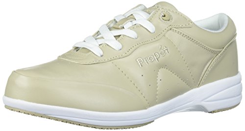 Propet Women's Washable Walker Walking Shoe, SR Bone/White, 6.5 N US