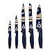 The Sports Vault NFL Los Angeles Rams 5-Piece Kitchen Knife Set