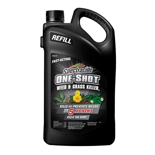 AccuShot Refill for Use with Spectracide One-Shot Weed & Grass Killer with AccuShot Sprayer, 1 Gallon, Kills Weeds and Grass with Results Same Day and Prevents Regrowth for Up to Five Months