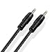 3.5mm 1/8 Male Mini Plug to Male Mini Plug monaural Mono Audio Cable 2 Pack