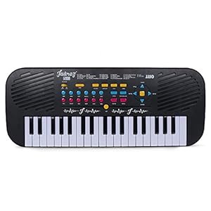 JUAREZ Junior JJ50KB 37 KEYS Multi-function Electronic Keyboard/Piano for Kids, Black