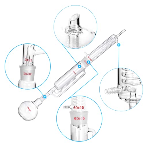 MXBAOHENG 1000ml Soxhlet Extractor Kit Soxhlet Extraction Apparatus