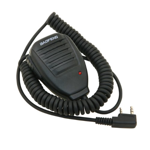 image for Baofeng Original Handheld Speaker Two Way Radio Speaker Microphone wit