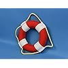 Vibrant-Red-Decorative-Lifering-With-White-Bands-6-Life-Preserver-Decoration Vibrant-Red-Decorative-Lifering-With-White-Bands-6-Life-Preserver-Decoration