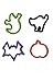 Wilton Halloween Cookie Cutters ~ Set of 4 ~ Bat, Pumpkin, Cat, Ghost