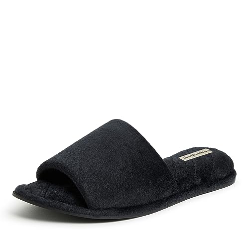 Dearfoams Women's Beatrice Velour Slide