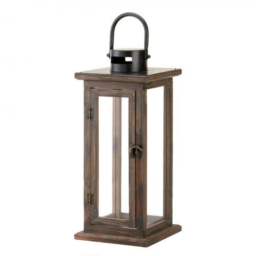 Koehler Home Decor Perfect Lodge Wooden Lantern