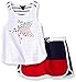 Nautica Girls' Star and Stripes Top with Knit Skooter Set