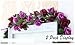 Meiliy 2 Pcs 8.2 FT Fake Rose Vine Flowers Plants Artificial Flower Home Hotel Office Wedding Party Garden Craft Art Decor, Purple