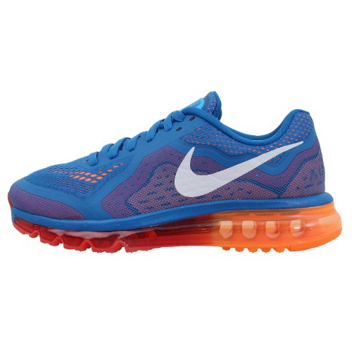 Nike Men's Air Max 2014, MLTRY BLUE/WHITE-TTL ORANGE-LT CRM, 13 M US