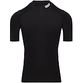 Battle Sports PRO Compression Short Sleeve Mock Neck, 4 Way Stretch, Moisture Wicking for Adults