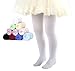 CHUNG Toddler Little Girls 3 Pack and 1pc Footed Dress Tights Ballet Dance Stretchy 3-14Y